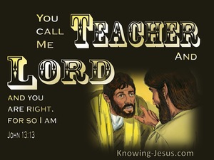 John 13:13